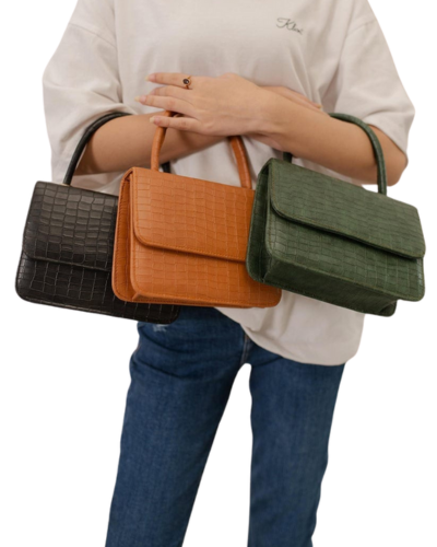 Crocette Tophandle Sling Shoulder Bag_