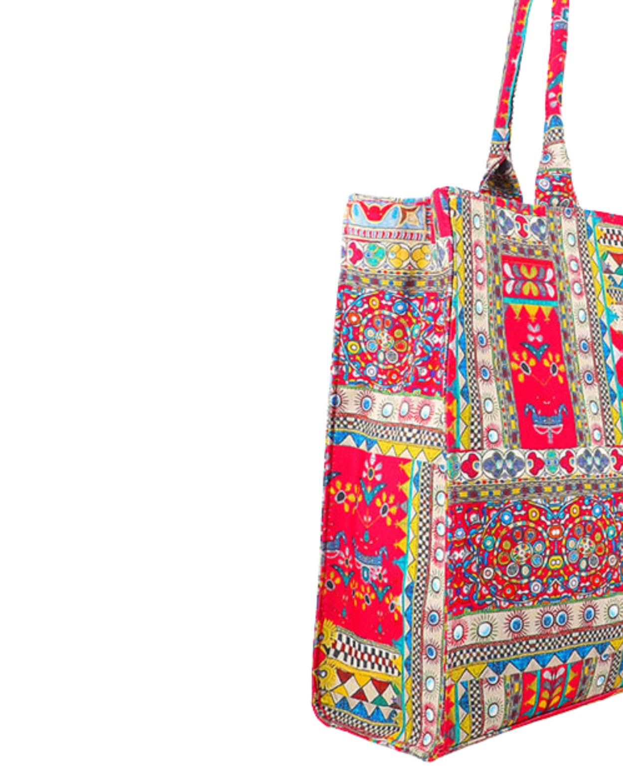 Cubic Canvas Tote Bag