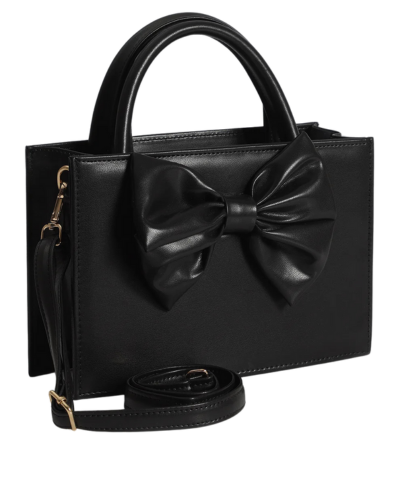 Bow Chic Cross-Body Bag_BLACK
