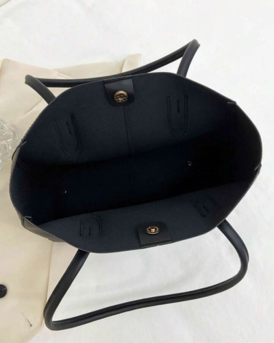 Classic Carryall Tote Bag with Mini Bag_BLACK