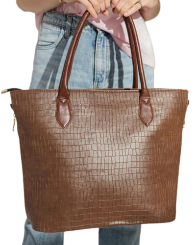 Crocodile Chic Tote Bag