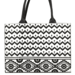 Monotone Muse Tote Bag
