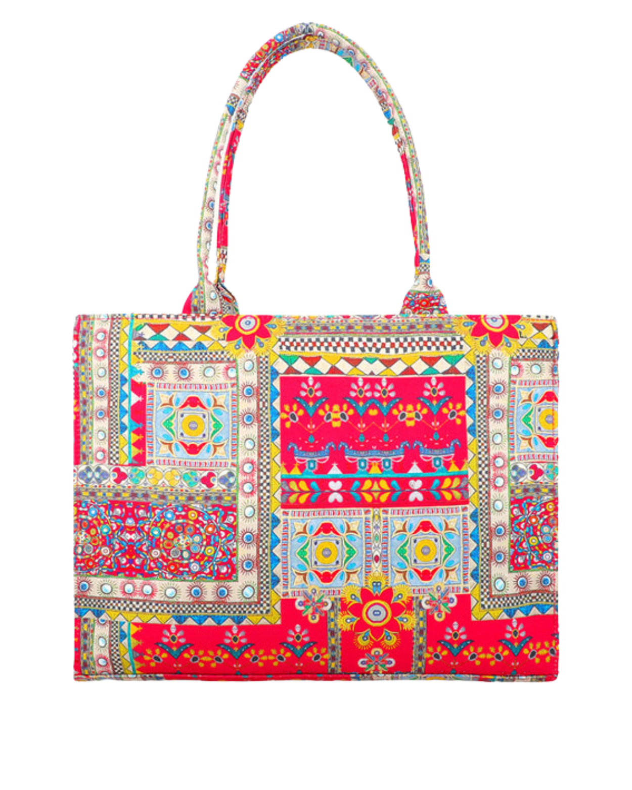 Cubic Canvas Tote Bag