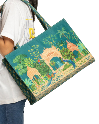 Garden Essence Canvas Tote Bag
