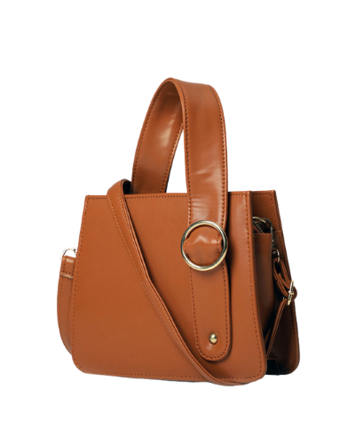 Majestic Top Handle crossbody bag_BROWN