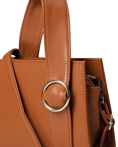 Majestic Top Handle crossbody bag_BROWN