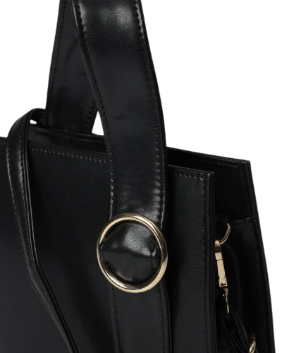 Majestic Top Handle crossbody bag_BLACK