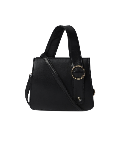 Majestic Top Handle crossbody bag_BLACK