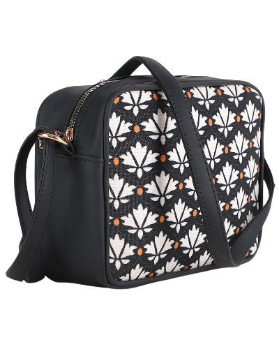 Serene Blossom Canvas Cross_Body_Bag