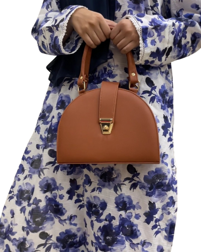 Imperial Top Handle Bag_BROWN