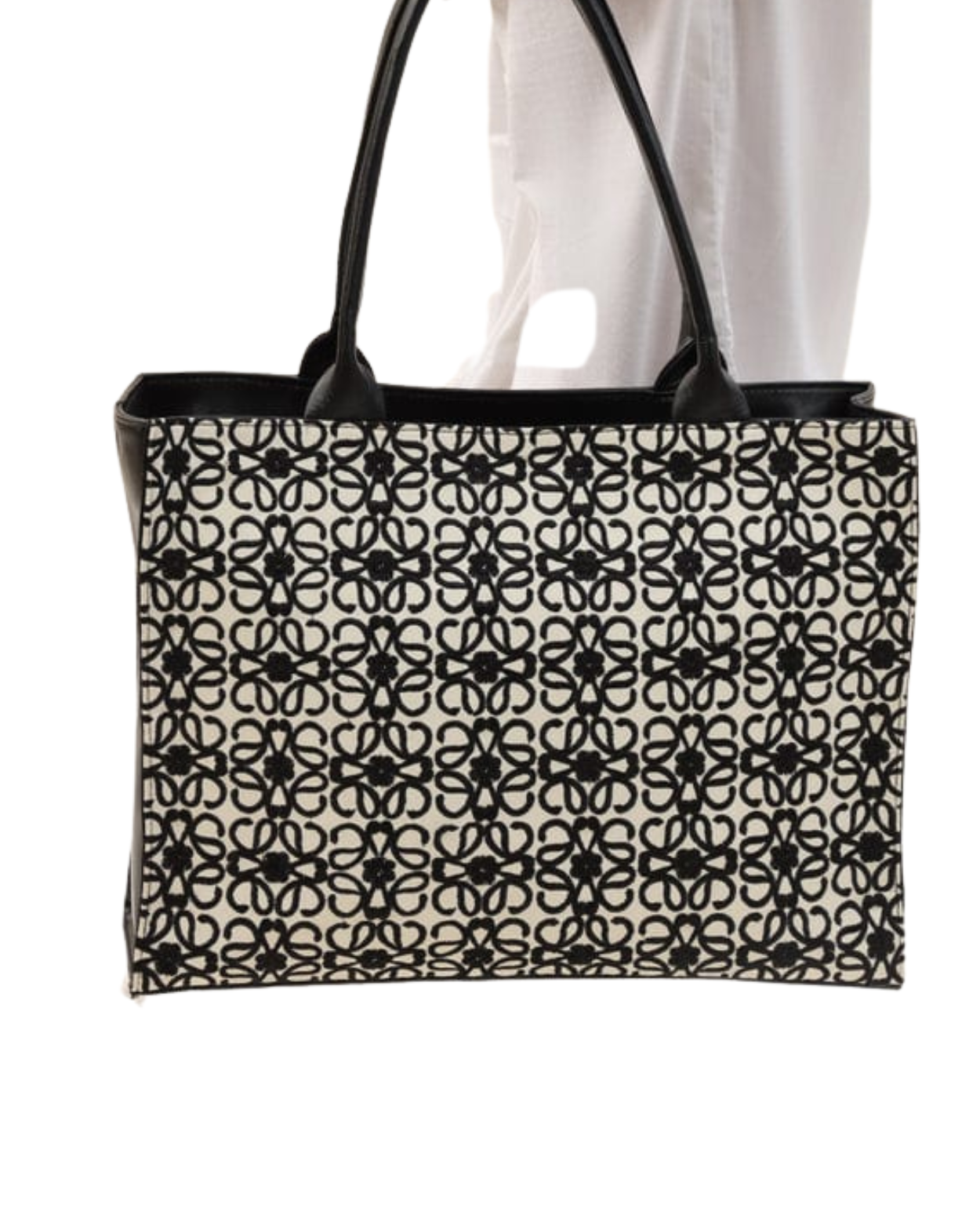 Azra Motif Embroidered Tote Bag