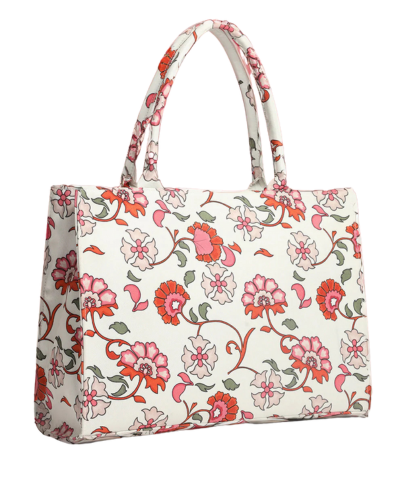 Spring Bloom Canvas Tote Bag