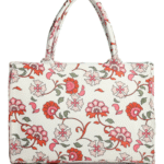 Spring Bloom Canvas Tote Bag