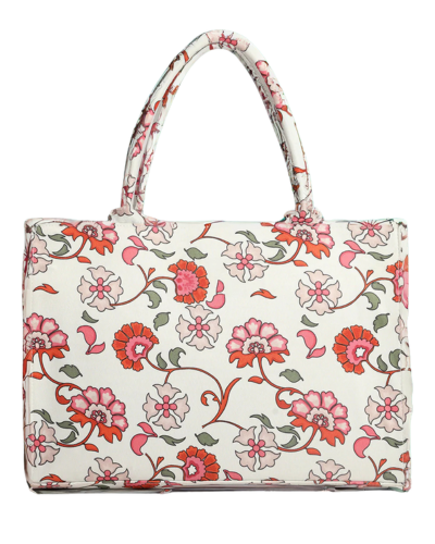 Spring Bloom Canvas Tote Bag