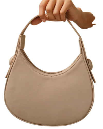 Luna Luxe Shoulder Bag_BEIGE