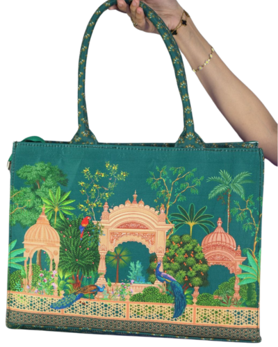 Garden Essence Canvas Tote Bag