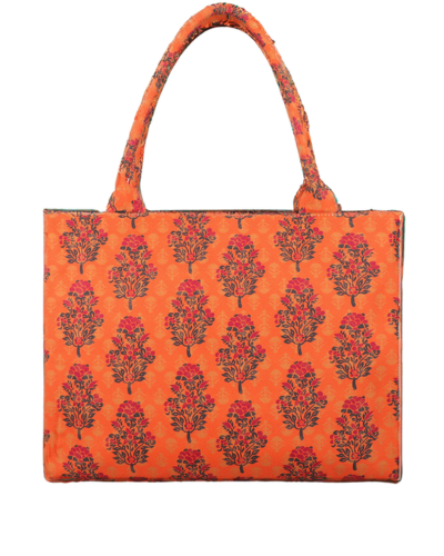 Vibrant Floral Essence Tote Bag