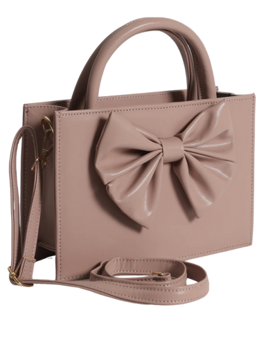 Bow Chic Cross-Body Bag_LIGHT NUDE