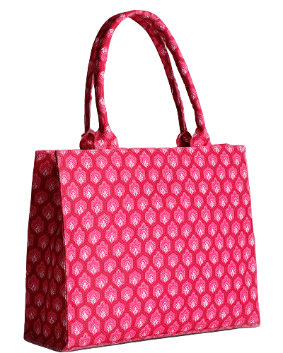 Peppy Pink Canvas Tote Bag