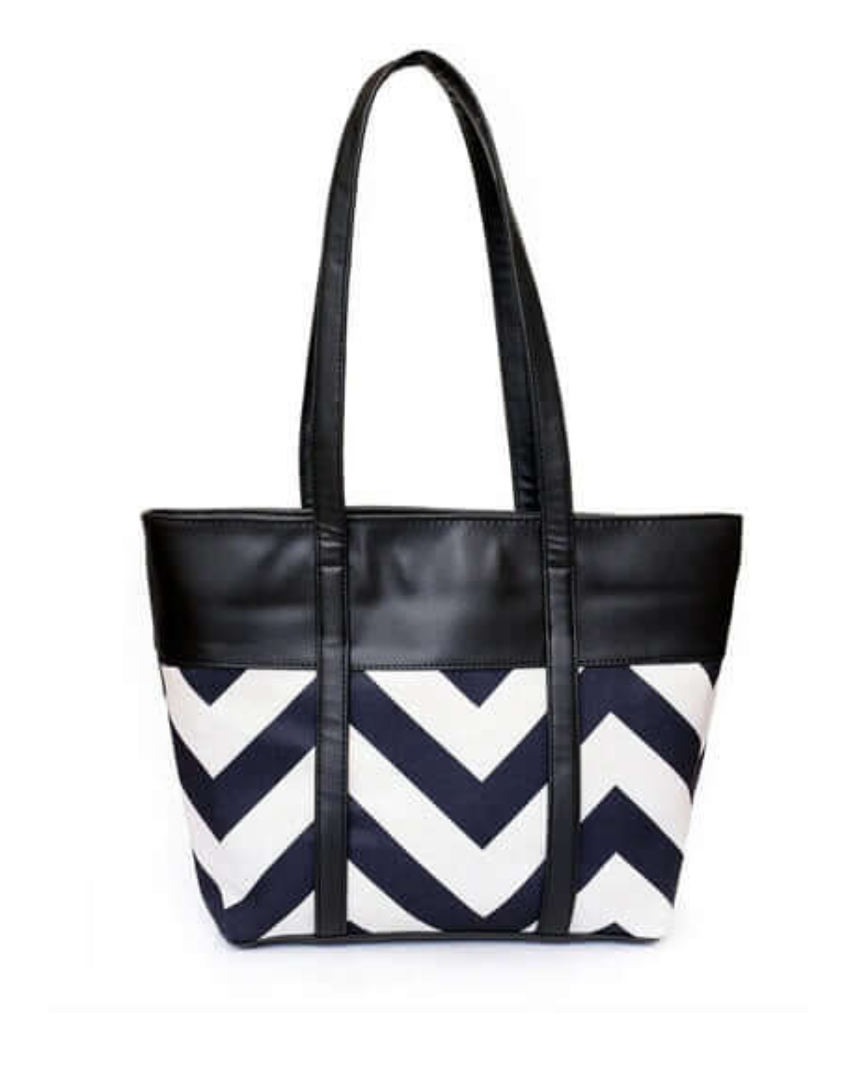 Zigzag Noir Tote Bag