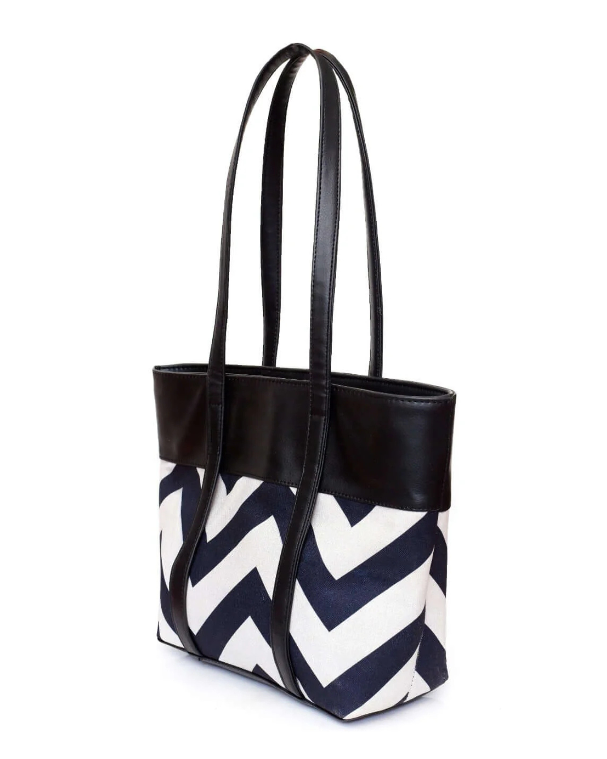Zigzag Noir Tote Bag