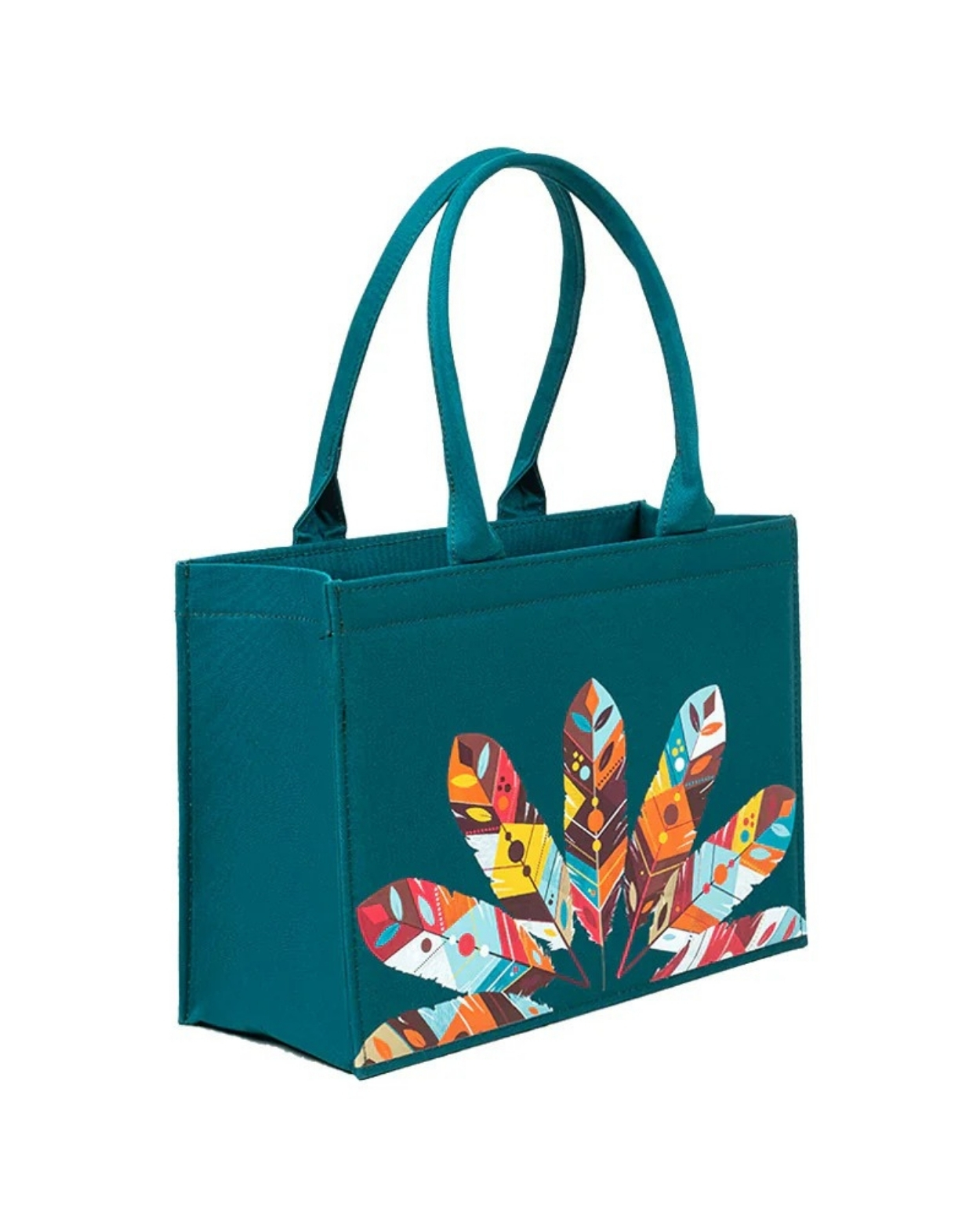 🌸 GREEN FLORAL MINI CANVAS TOTE – FLORAL PRINT HANDBAG | NEW ARRIVAL 🌸