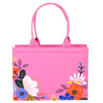 🌸 BLOOM MINI CANVAS TOTE – FLORAL PRINT HANDBAG | NEW ARRIVAL 🌸