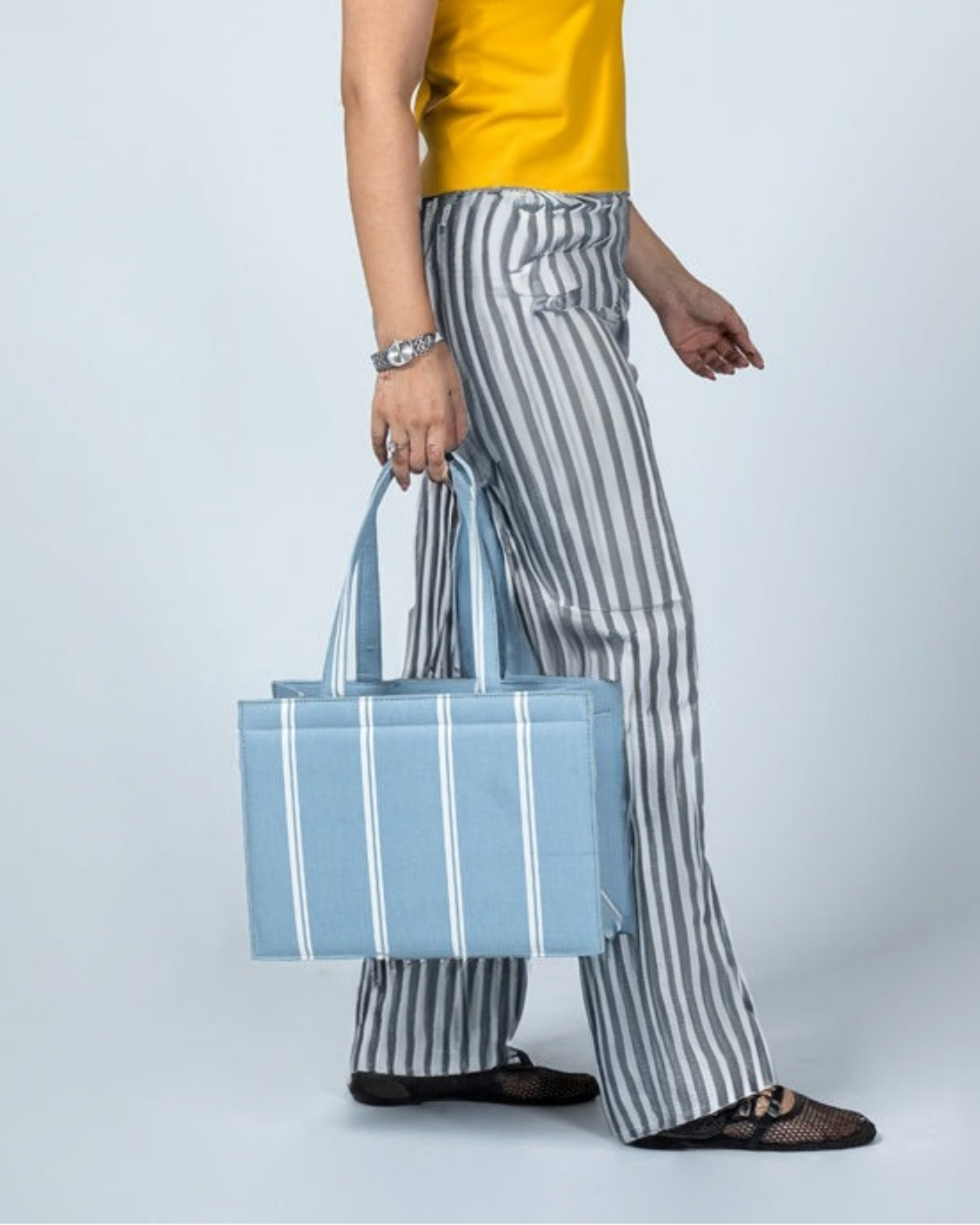 🌸 VINTAGE BLUE MINI CANVAS TOTE | NEW ARRIVAL 🌸